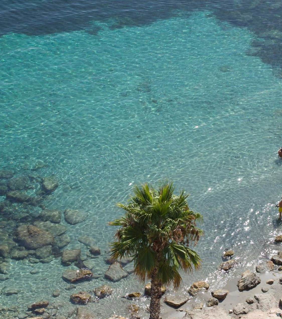 Cala Calaga vista desde arriba