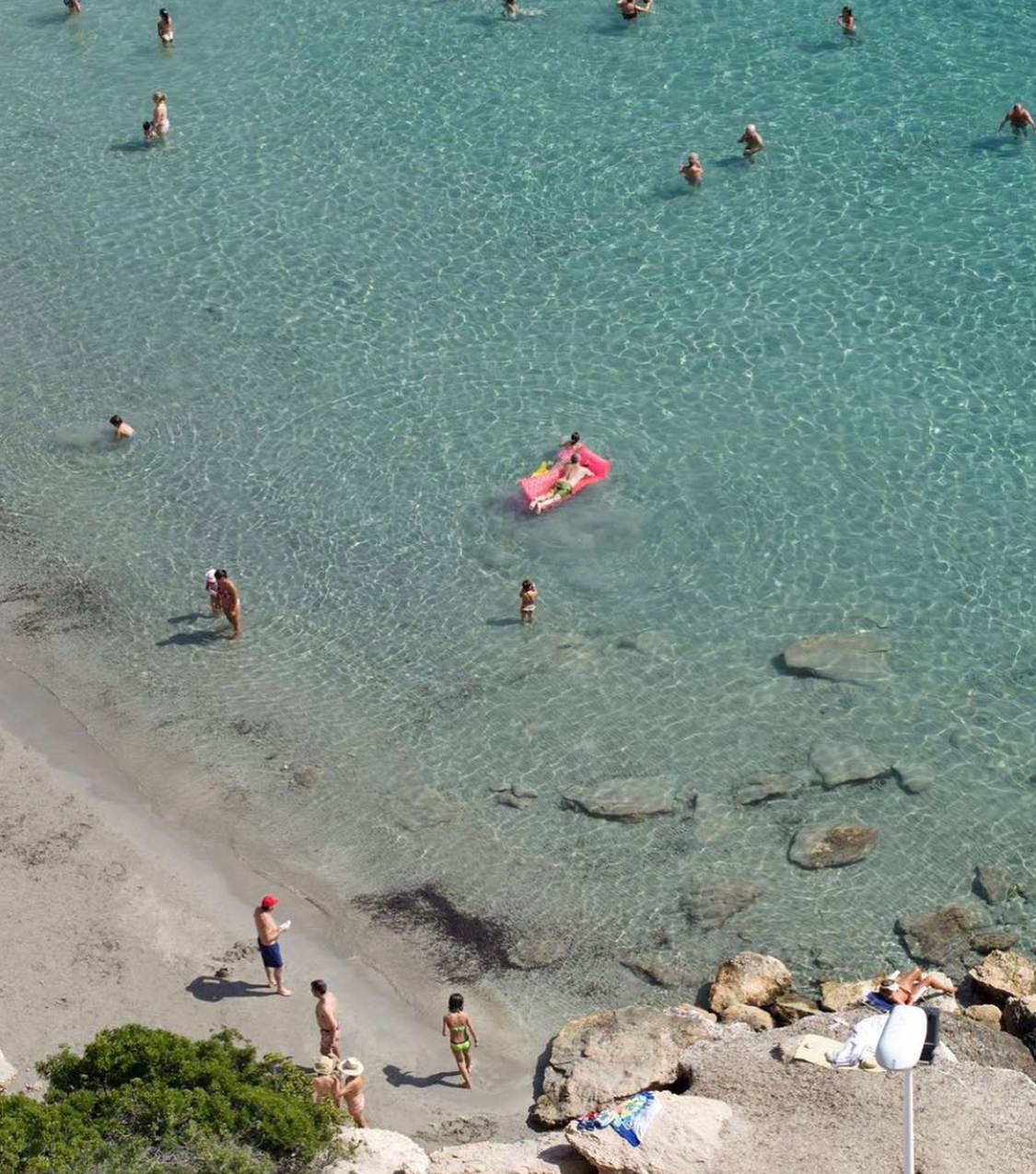 cala calaga zona de baño